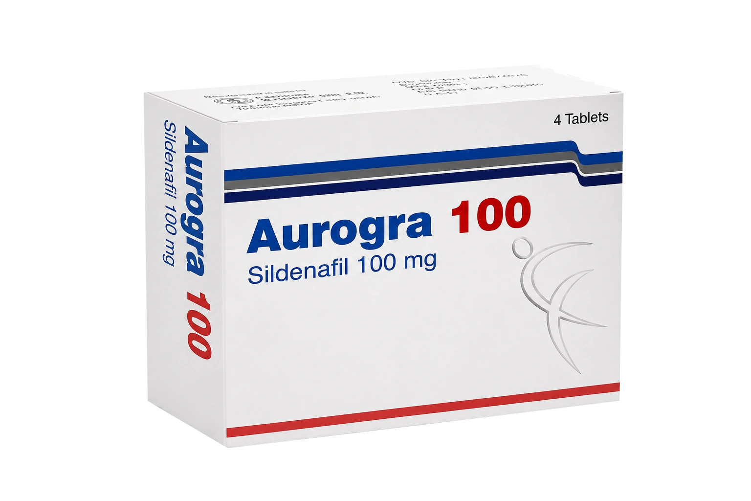 Illustrated Aurogra 100 carton labelled sildenafil 100 mg