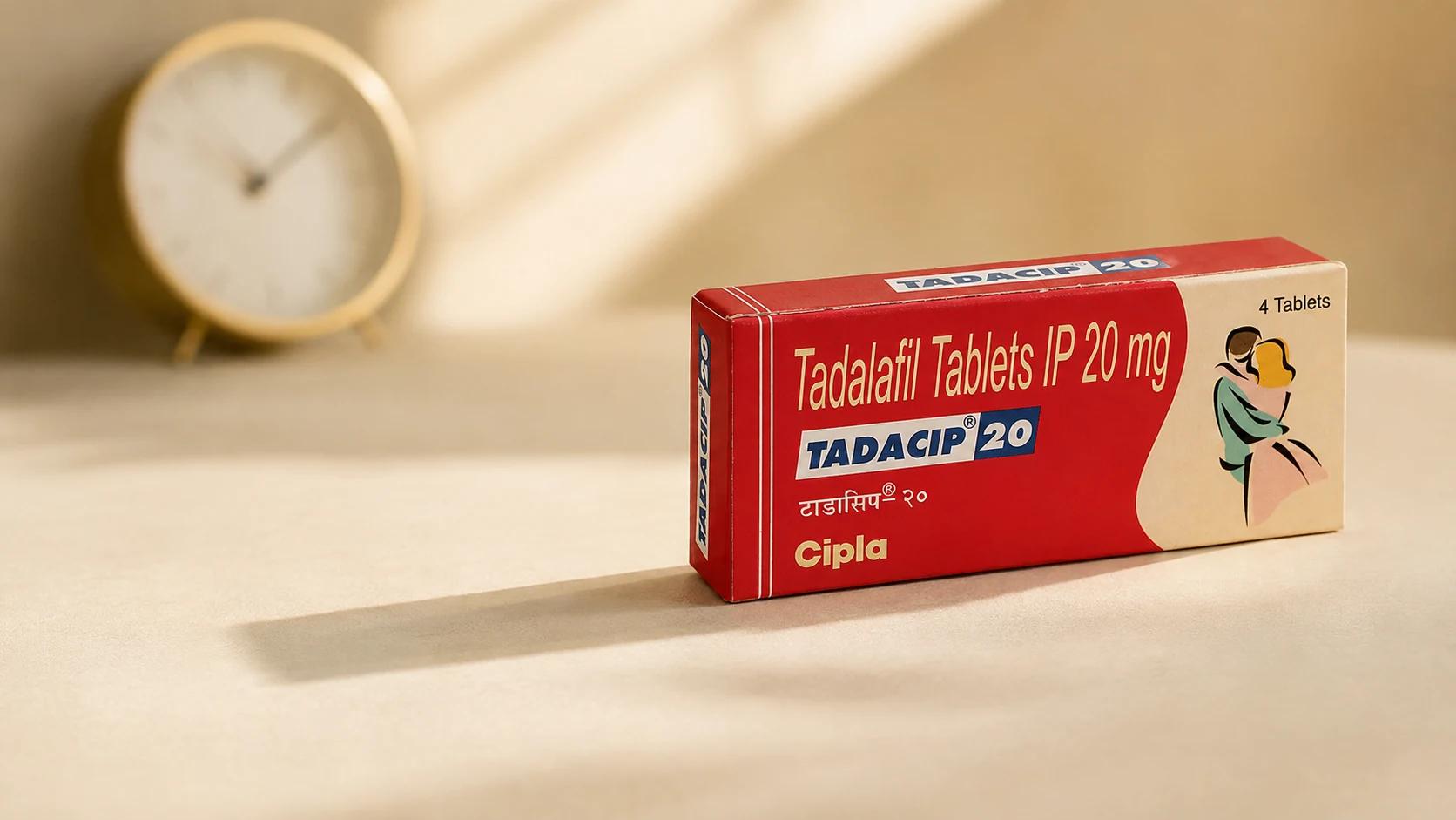 Tadacip20 Cipla carton — flexible timing
