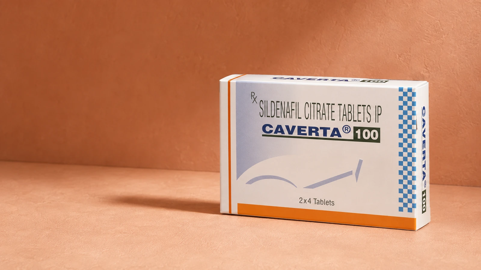Caverta100 carton illustration on terracotta